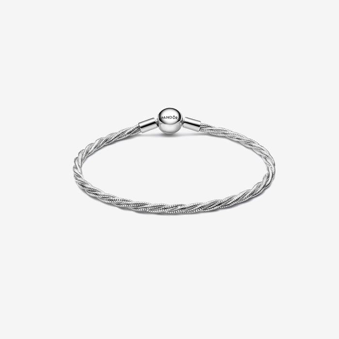 Double Braided Mesh Bracelet with Ball Clasp