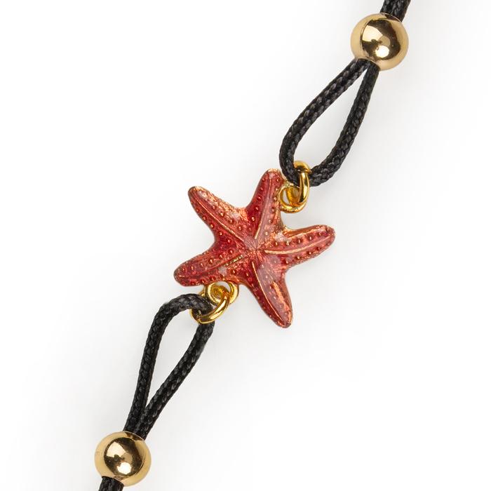Bracciale Cordino Stella Marina Rossa