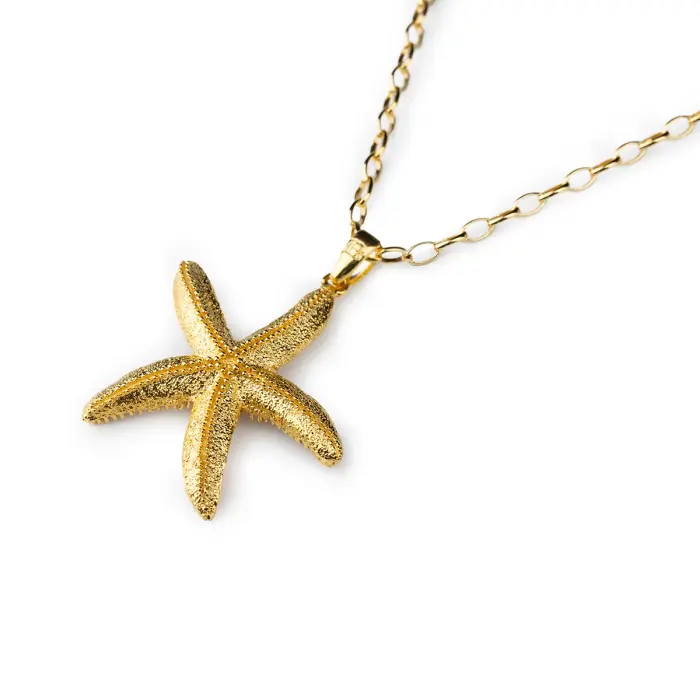 Collana Pendente Stella Marina Gold