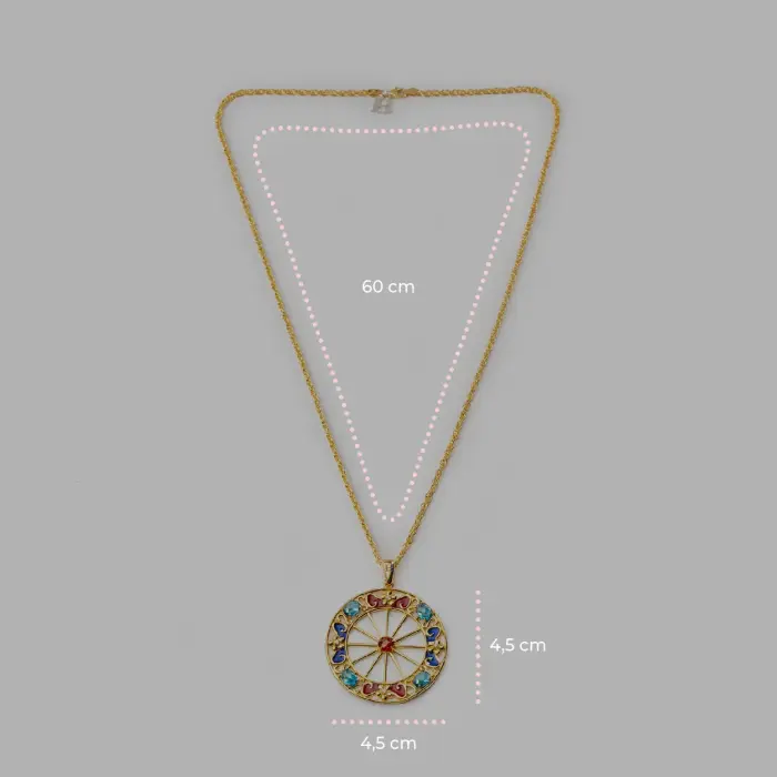 Collana Pendente Ruota Anniversary