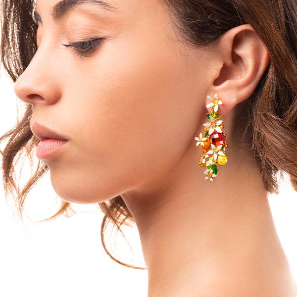Orange Blossom Earrings