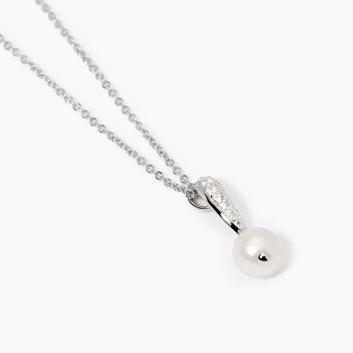 Collier ras du cou avec perle de culture Opera