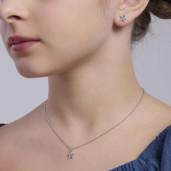 Girls' Choker with Multicolor Star Étoile