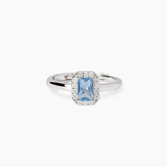 Bague aigue-marine synthétique Cool ou rétro ?