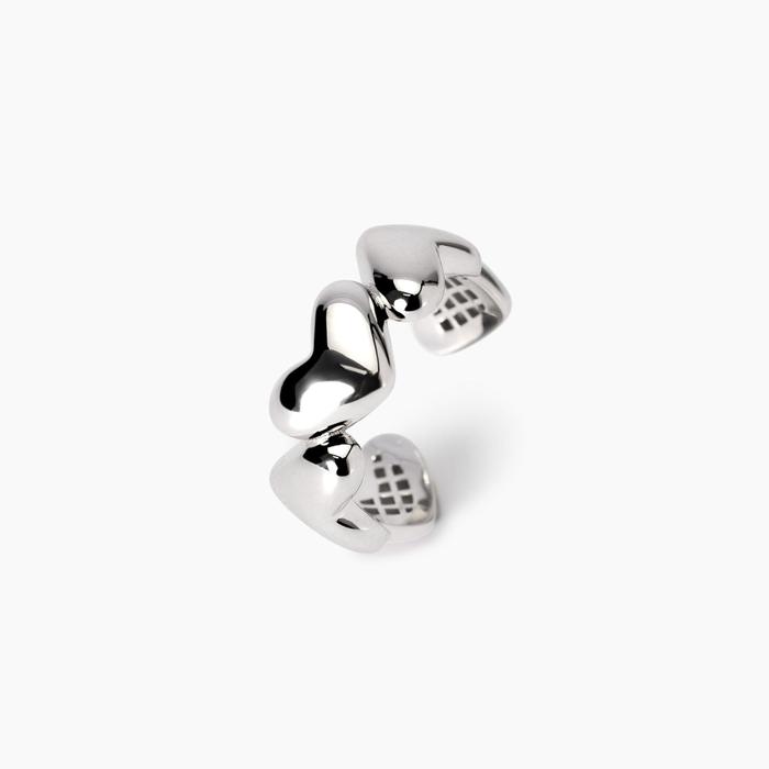 Contrarié ring in silver Capogiro