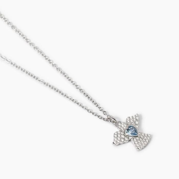 Collier ras du cou en argent My Angel avec symbole d'ange