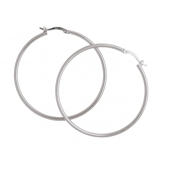 Large hoop earrings