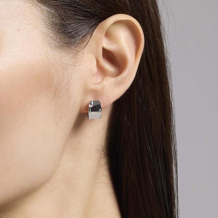 Superbes boucles d'oreilles créoles allongées