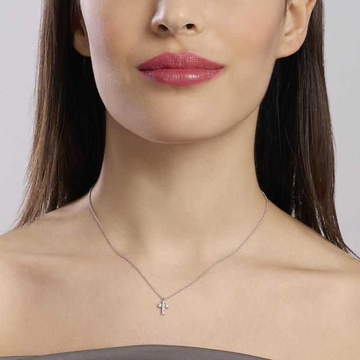Girocollo con croce in diamanti lab-grown My Diamond