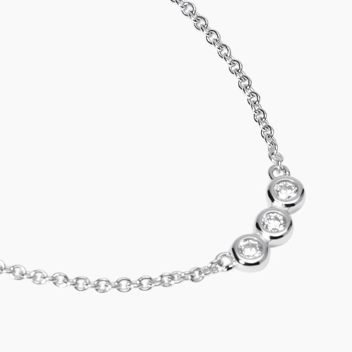 Girocollo trilogy con diamanti lab-grown My Diamond