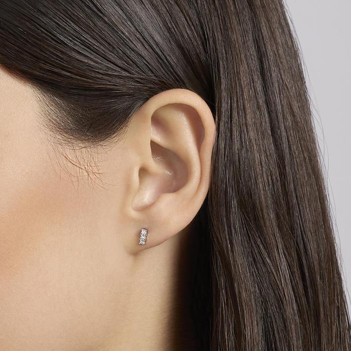 Orecchini trilogy con diamanti lab-grown My Diamond