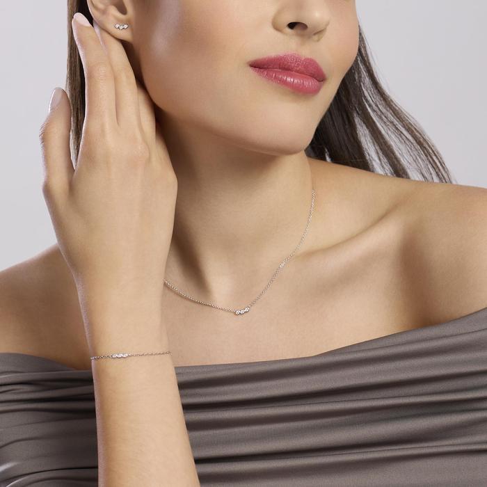 Orecchini trilogy con diamanti lab-grown My Diamond