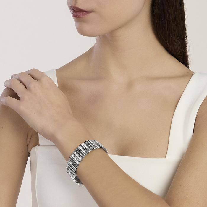 Bracciale cuff con maglia mesh Style 61