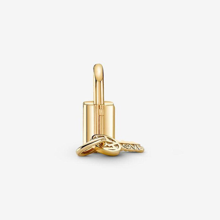 Pendentif Charm cadenas et clé d'amour