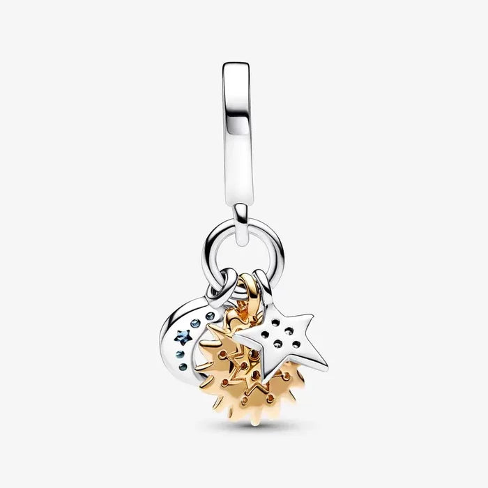 Star, Sun and Moon Pendant Charm