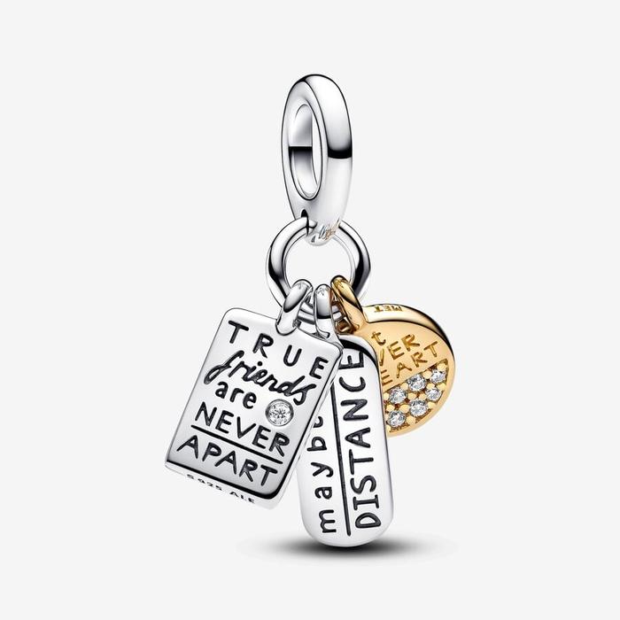 Pendentif Charm Messages d'Amitié