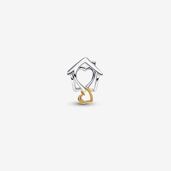 Charm Openwork Casa "With You I'm Home"