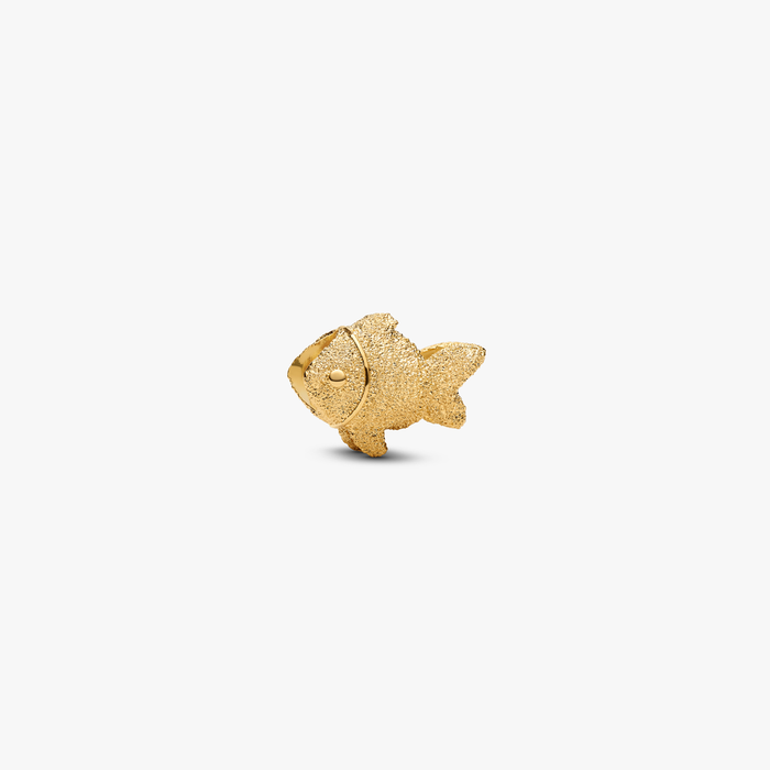 Mini Charm Pesce effetto diamantato