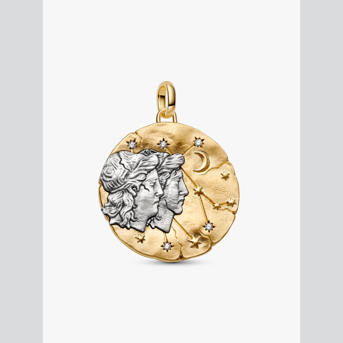 Charm Medallion XL Gemelli "Sapere Aude"