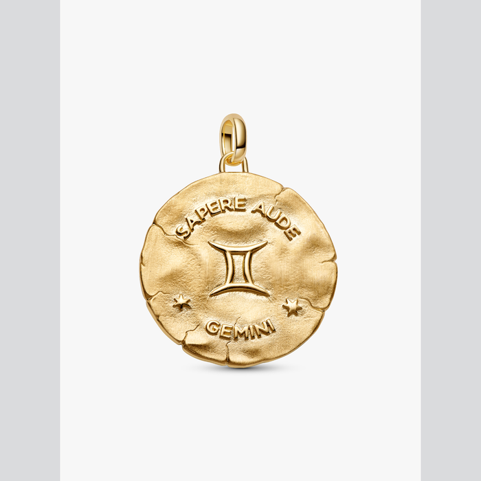 Charm Medallion XL Gemelli "Sapere Aude"