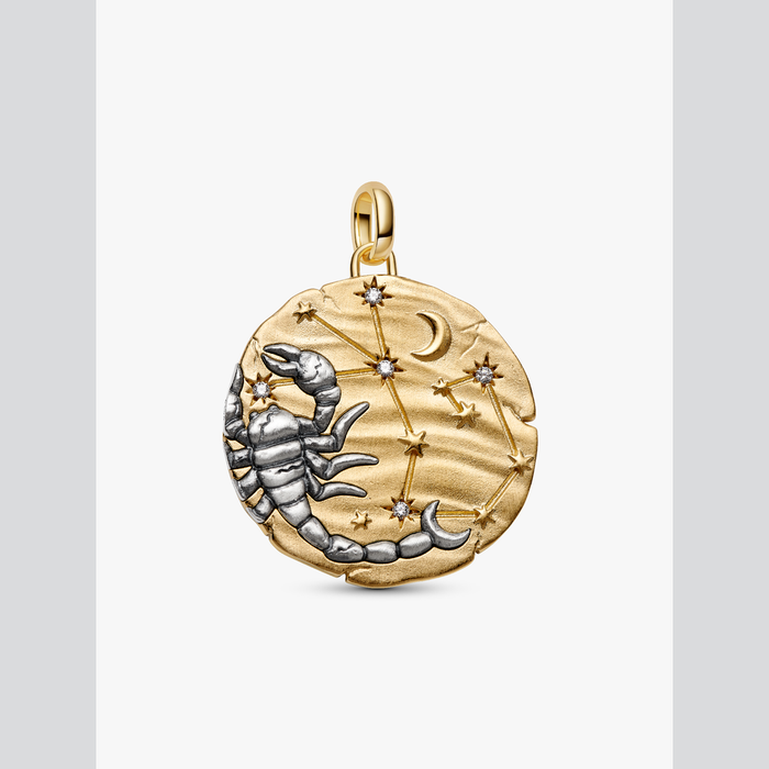 Charm Medallion XL Scorpione "Noli Timere"