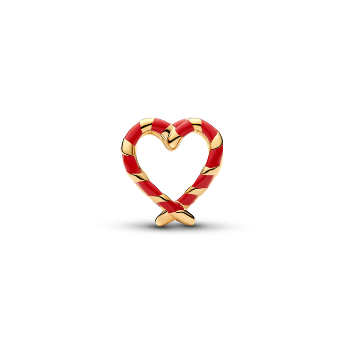 Charm Openwork Cuore di Bastoncini di Zucchero