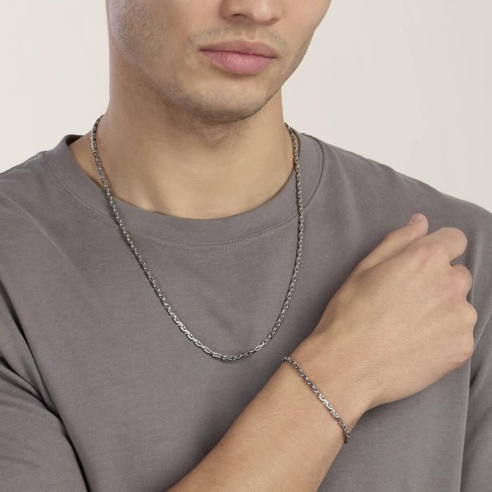 Bracciale regolabile con maglie allungate Style 39