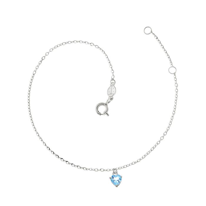 Bracelet en or véritable et topaze