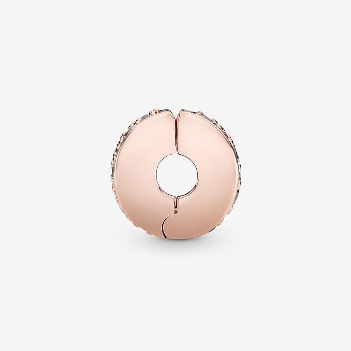Charm Clip con pavé