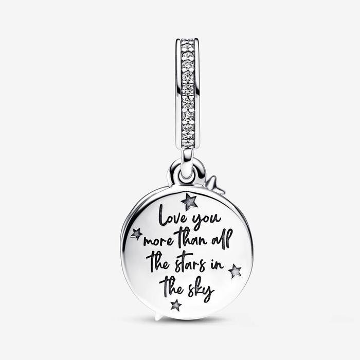 Pendentif Charm Ciel avec étoiles filantes