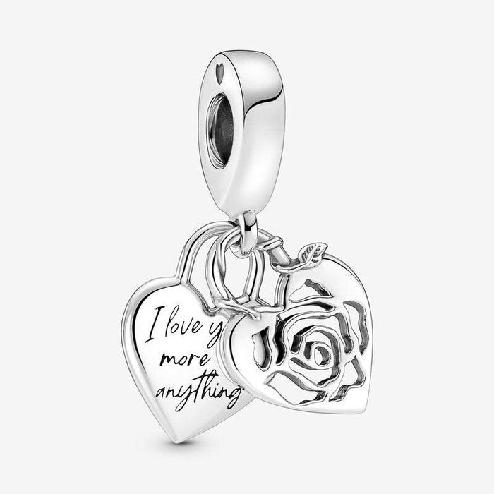 Pendentif cadenas romantique