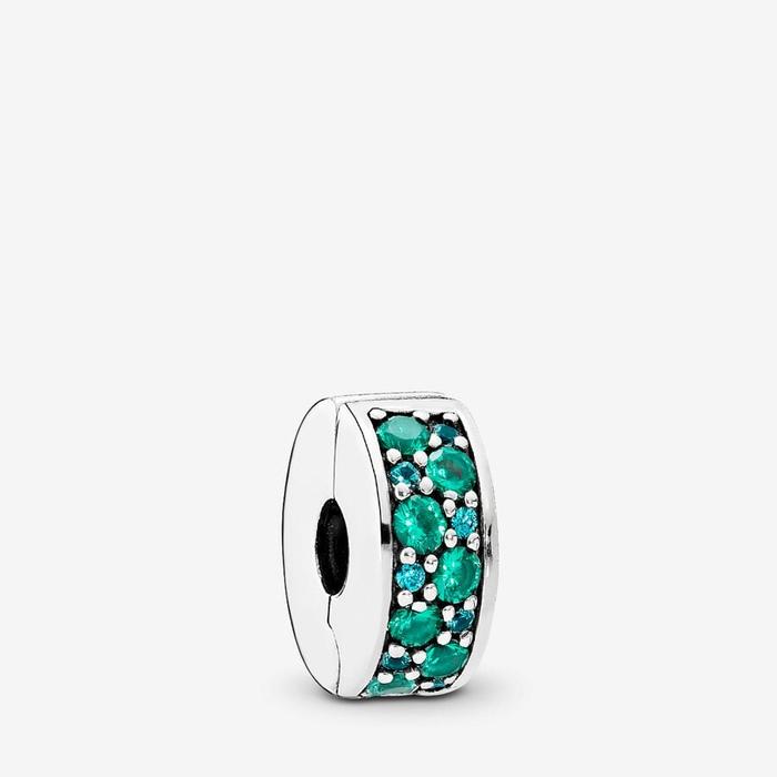 Turquoise Pavè Clip