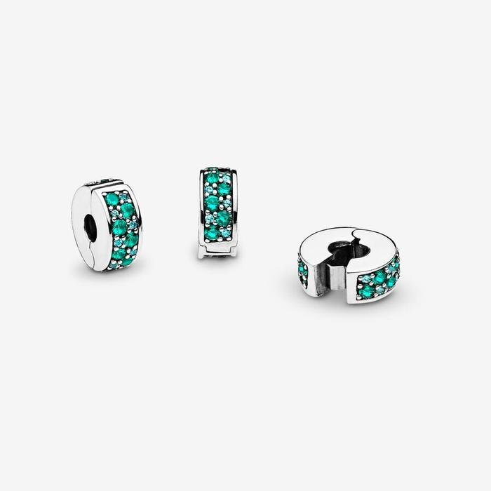 Turquoise Pavè Clip