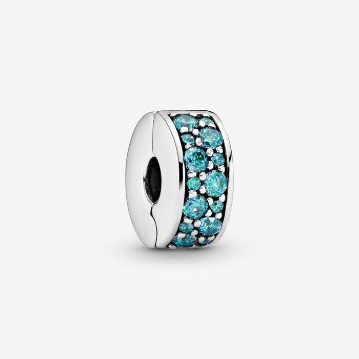 Turquoise Pavè Clip