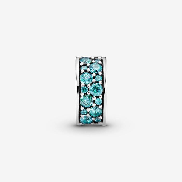Turquoise Pavè Clip