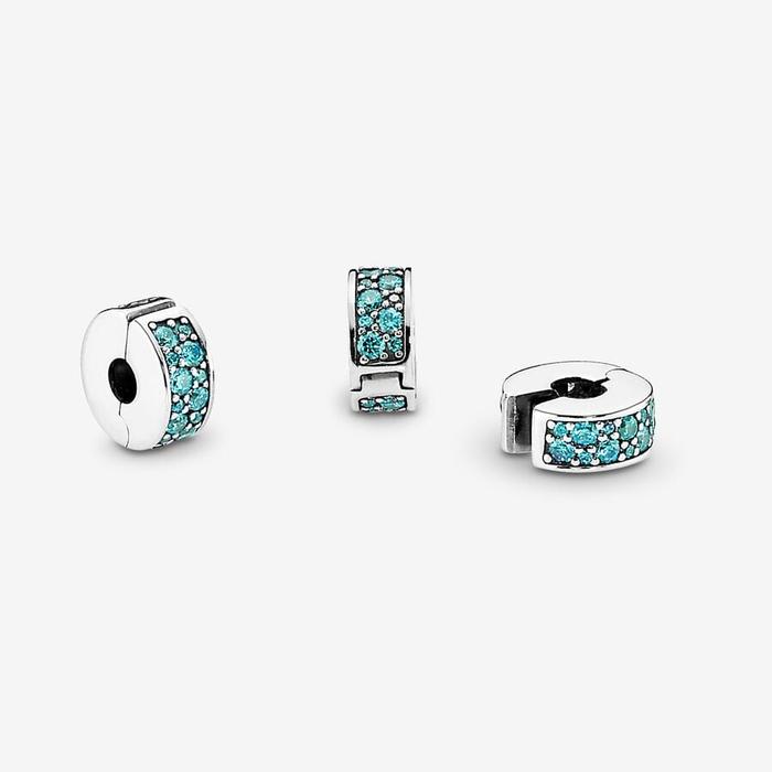 Turquoise Pavè Clip
