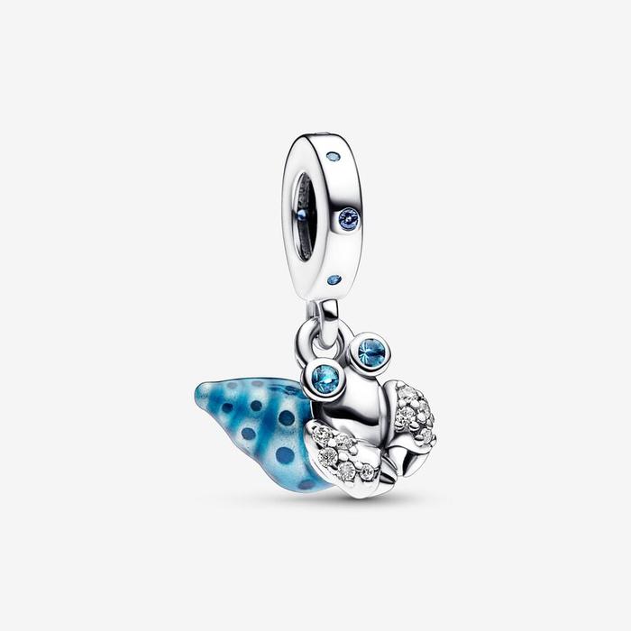 Glow in the Dark Hermit Crab Pendant Charm