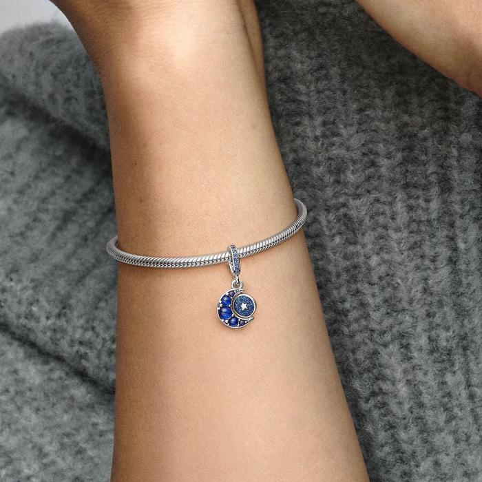 Charm Pendente Luna Girevole
