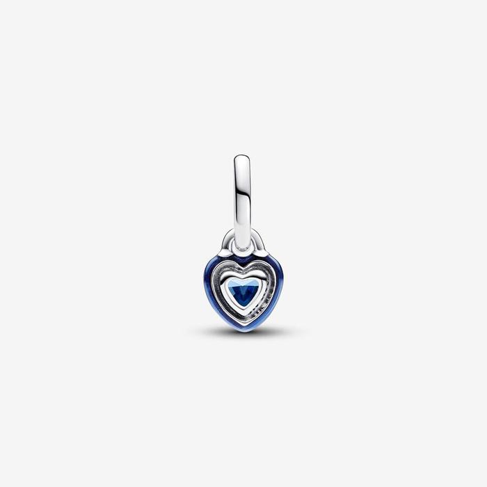 Blue Chakra Heart Mini Pendant Charm Pandora ME