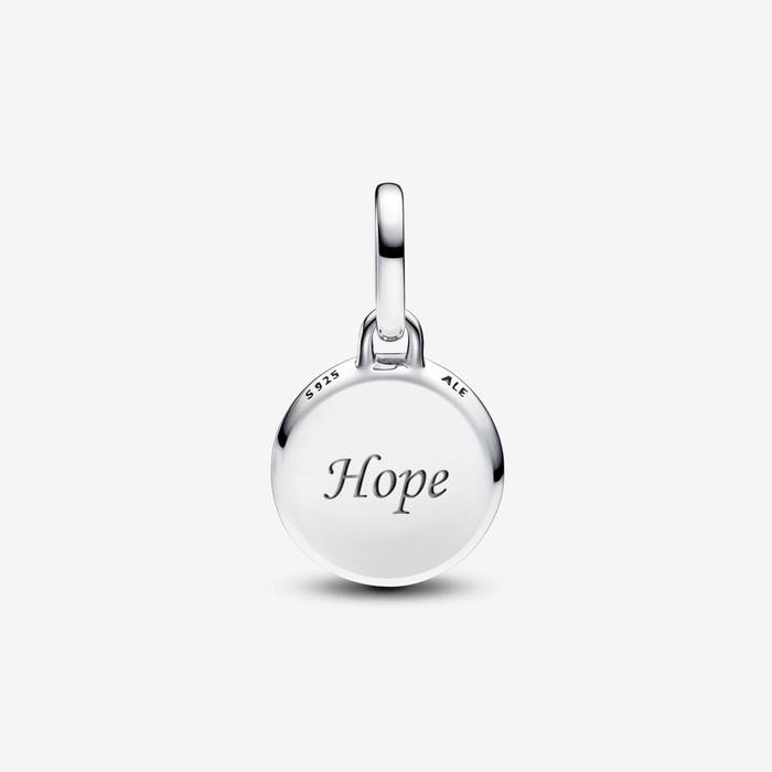 Charm Médaillon Mini Verre de Murano Rouge à graver Pandora ME