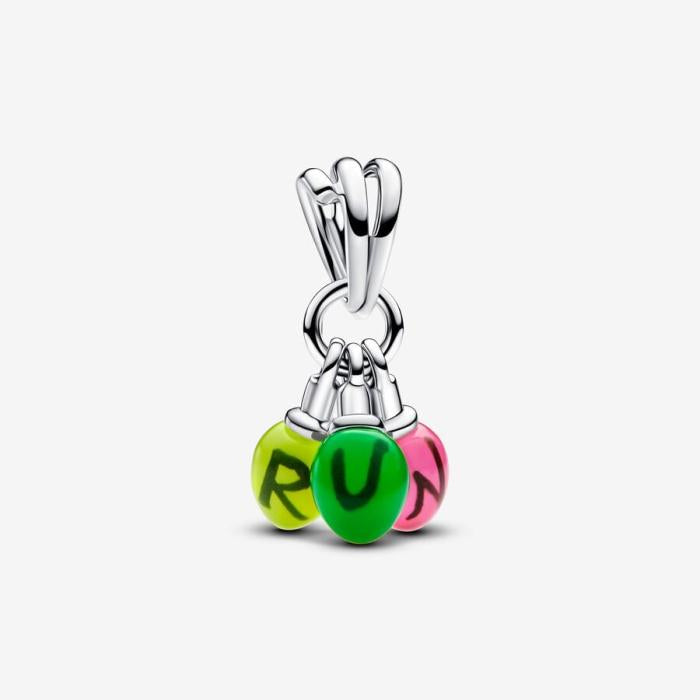 Breloque Stranger Things, pendentif RUN phosphorescent