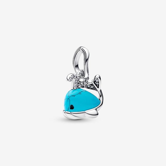 Charm Pendente Balena Turchese