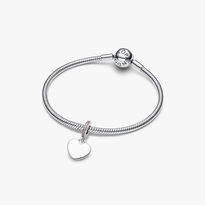 Charm Cuore Pendente da incidere