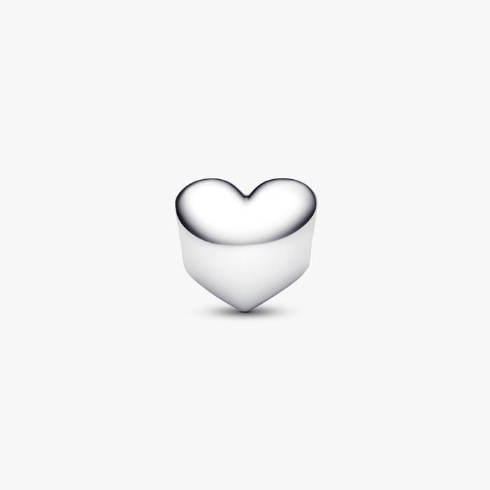 Charm Cuore con Pietra Azzurra Marzo da incidere