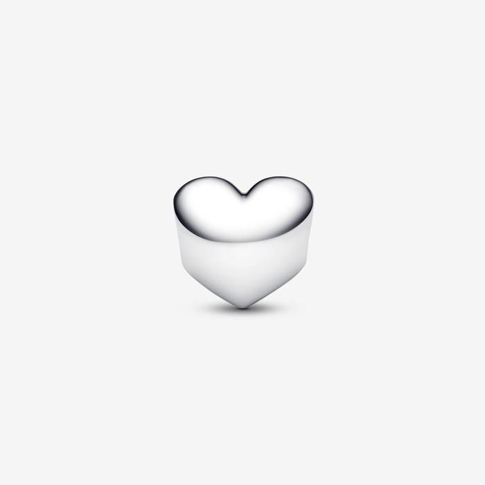 Charm Cuore con Pietra Verde Agosto da incidere