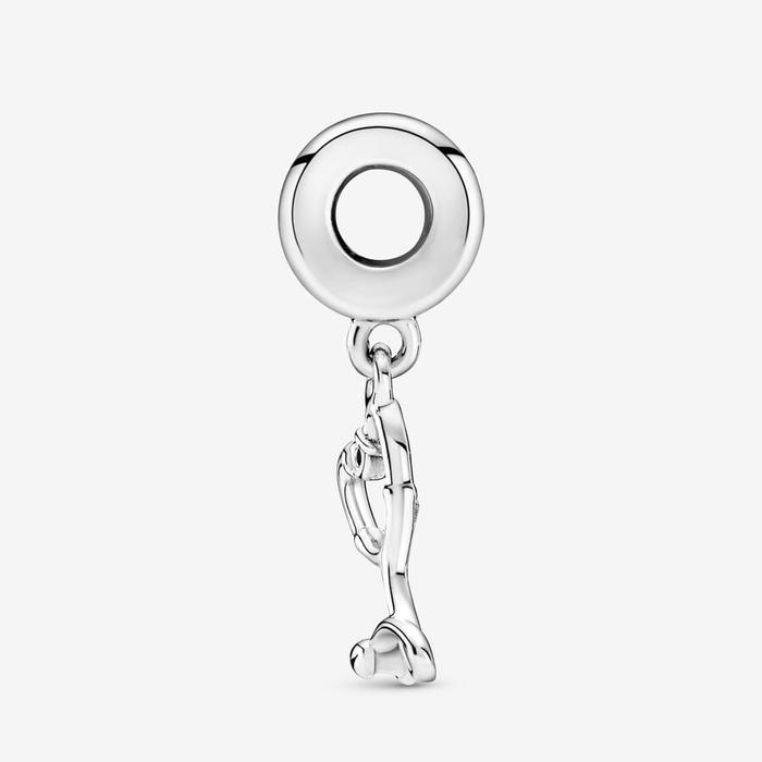 Pendentif stéthoscope en forme de cœur