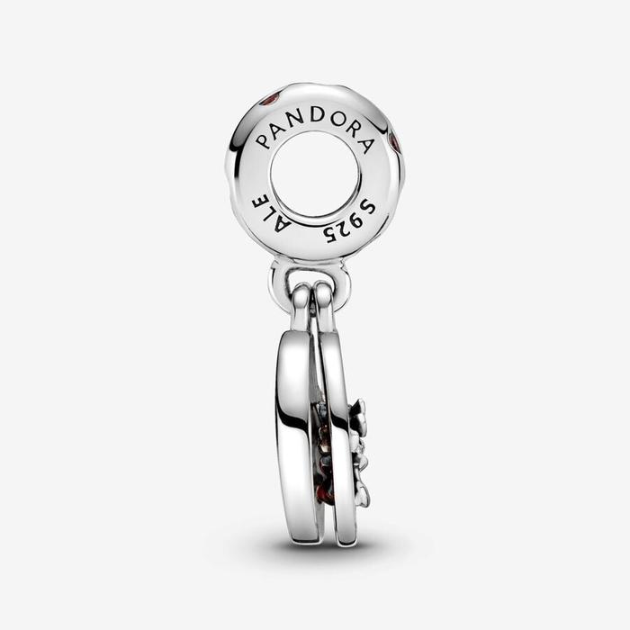 Pendentif Charm Amour et Bisous Disney, Mickey Mouse et Minnie