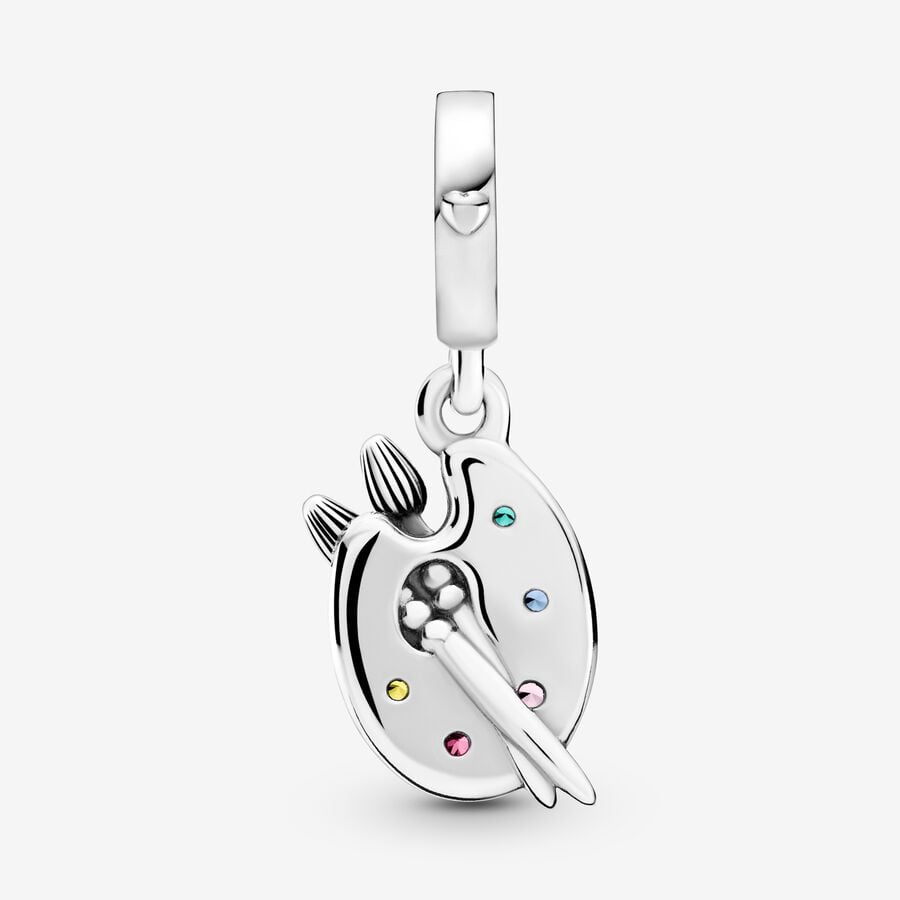 Pendentif Charm Palette d'Artiste