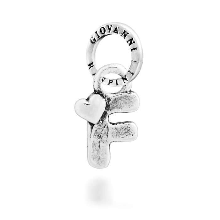 Charm "F" Cuoricino