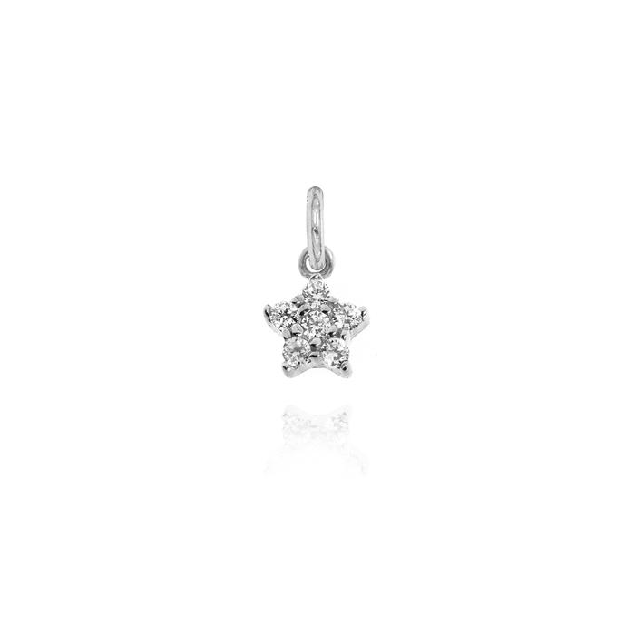 Charm Stella in Oro e Zirconi